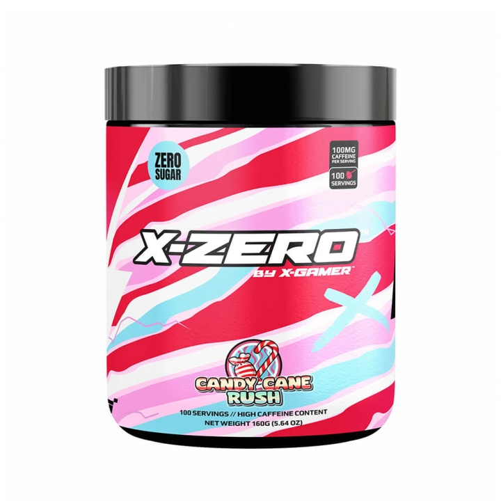 X-GAMER X-Zero 160 gram Candy Cane i gruppen COMPUTERTILBEHØR / GAMING / Energidrikke for gamere hos TP E-commerce Nordic AB (C49933)