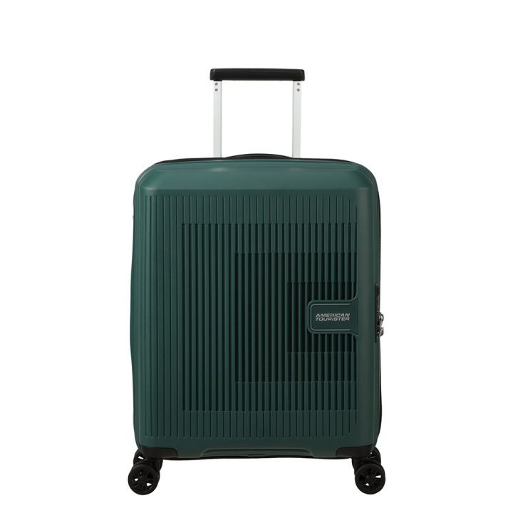 American Tourister Kabinekuffert AeroStep Spinner 55/20 Dark Forest i gruppen SPORT, FRITID & HOBBY / Rejsetilbehør / Rejsetasker hos TP E-commerce Nordic AB (C49941)