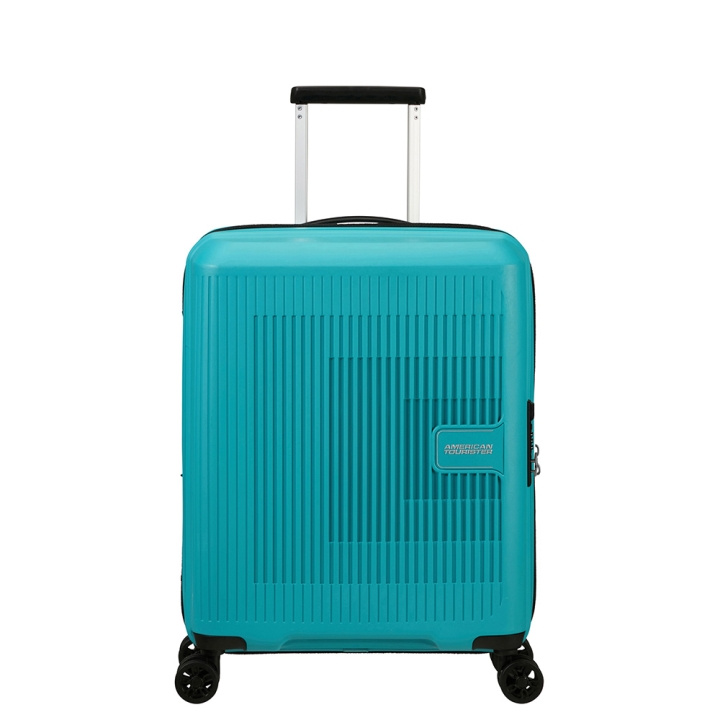 American Tourister Kabinekuffert AeroStep Spinner 55/20 Turquoise Tonic i gruppen SPORT, FRITID & HOBBY / Rejsetilbehør / Rejsetasker hos TP E-commerce Nordic AB (C49950)