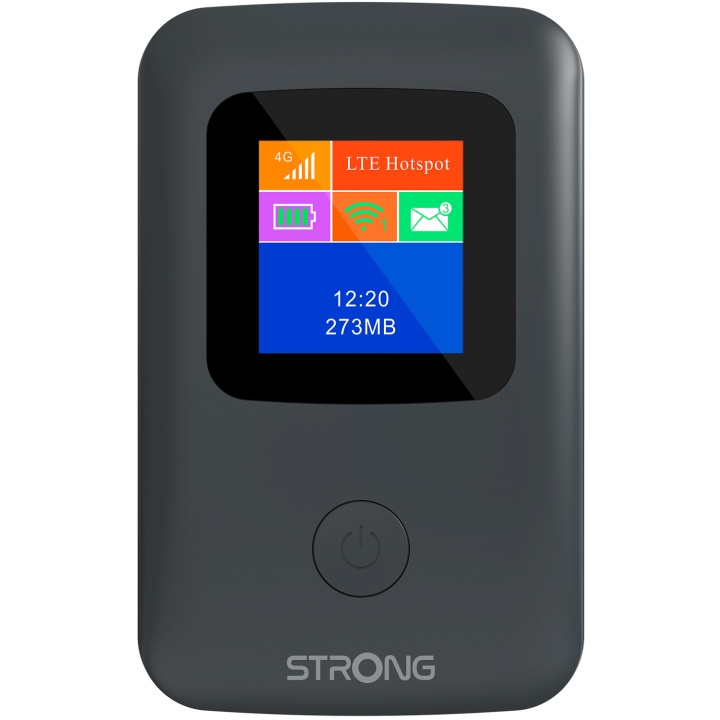 Strong 4G MiFi Hotspot WiFi 150 Mbit/s med display i gruppen COMPUTERTILBEHØR / Netværk / Routere hos TP E-commerce Nordic AB (C49968)