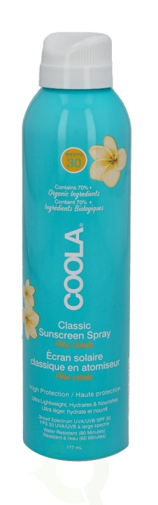 Coola Classic Body Sunscreen Spray SPF30 177 ml Pina Colada i gruppen SKØNHED & HELSE / Hudpleje / Tanning / Solbeskyttelse hos TP E-commerce Nordic AB (C49984)