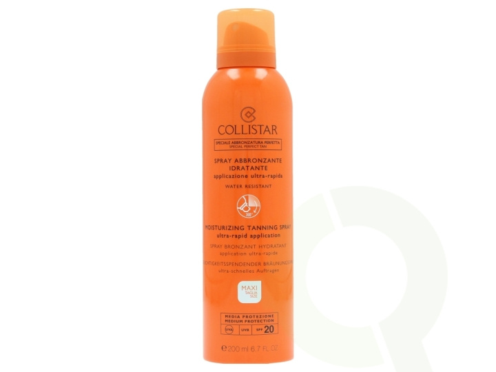 Collistar Moisturizing Tanning Spray SPF20 200 ml Medium Protection i gruppen SKØNHED & HELSE / Hudpleje / Tanning / Brun uden sol hos TP E-commerce Nordic AB (C50026)