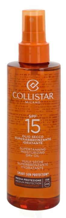 Collistar Supertanning Dry Oil SPF15 200 ml Moisturizing Dry Oil i gruppen SKØNHED & HELSE / Hudpleje / Tanning / Solbeskyttelse hos TP E-commerce Nordic AB (C50033)