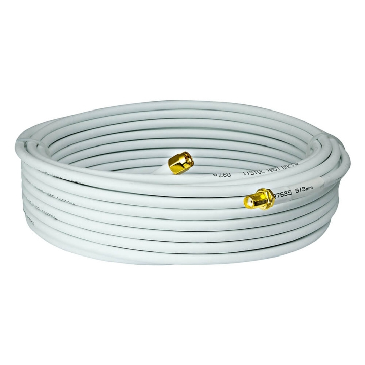 Televes Cable SM-010 SMA-SMA Male-Female 10.0m White i gruppen HJEMMEELEKTRONIK / Kabler og adaptere / RCA / Kabler hos TP E-commerce Nordic AB (C50632)