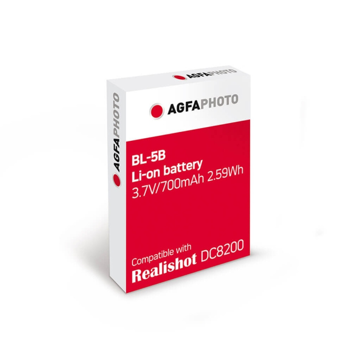 Agfa PHOTO Battery DC8200 ABL5B i gruppen HJEMMEELEKTRONIK / Foto og video / Fotografi udstyr / Andet hos TP E-commerce Nordic AB (C50638)
