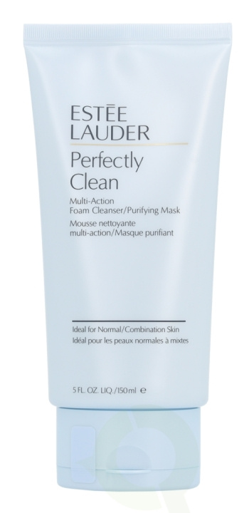 Estee Lauder E.Lauder Perfectly Clean Foam Cleanser/Purif Mask 150 ml Normal/Combination Skin i gruppen SKØNHED & HELSE / Hudpleje / Ansigt / Rengøring hos TP E-commerce Nordic AB (C51063)