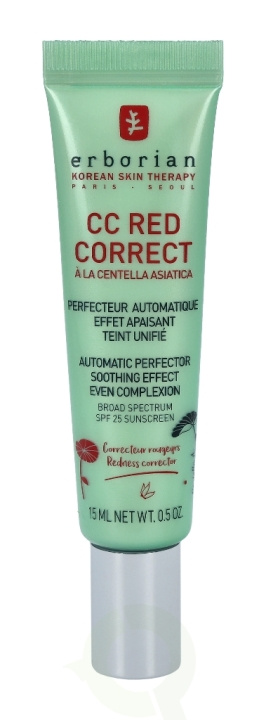 Erborian CC Red Correct Automatic Perfector SPF25 15 ml Broad Spectrum Sunscreen i gruppen SKØNHED & HELSE / Makeup / Makeup ansigt / CC/BB Cream hos TP E-commerce Nordic AB (C51266)