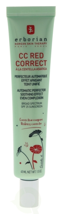 Erborian CC Red Correct Automatic Perfector SPF25 45 ml Broad Spectrum Sunscreen i gruppen SKØNHED & HELSE / Makeup / Makeup ansigt / CC/BB Cream hos TP E-commerce Nordic AB (C51267)