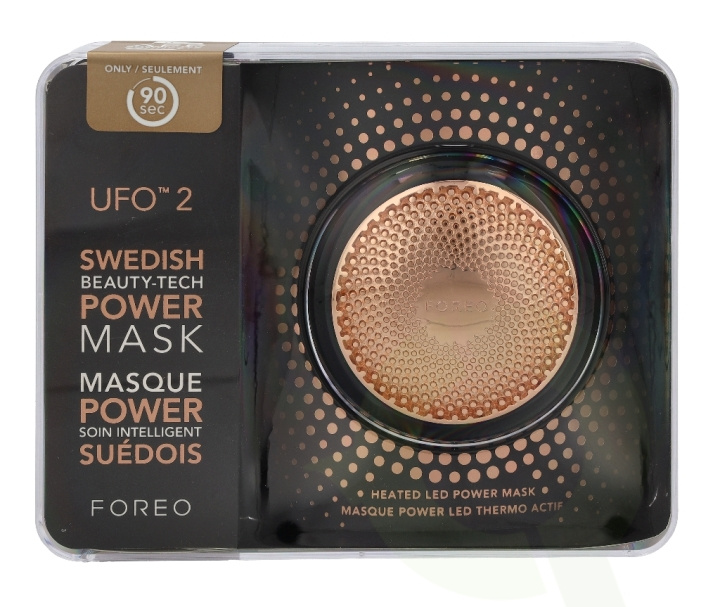 Foreo Ufo 2 Power Mask & Light Therapy - Black 1 Piece i gruppen SKØNHED & HELSE / Hudpleje / Ansigt / Hudplejeværktøjer hos TP E-commerce Nordic AB (C51405)