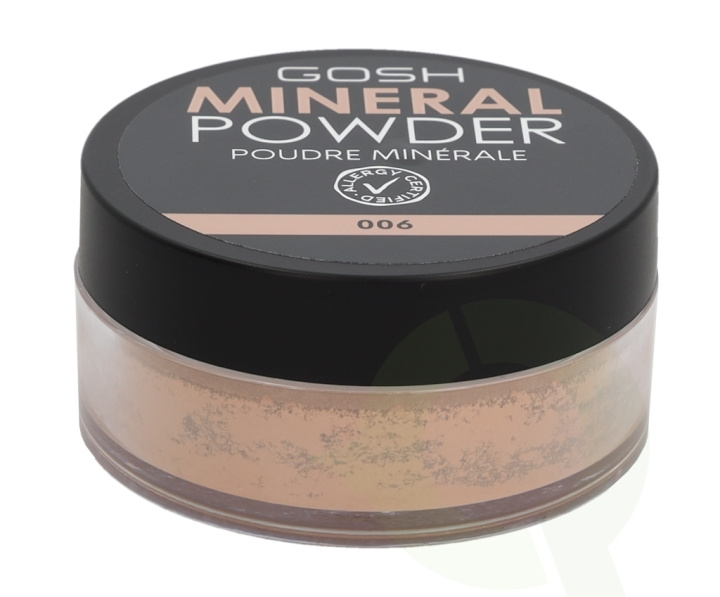 Gosh Mineral Powder 8 g 006 Honey i gruppen SKØNHED & HELSE / Makeup / Makeup ansigt / Pudder hos TP E-commerce Nordic AB (C51678)