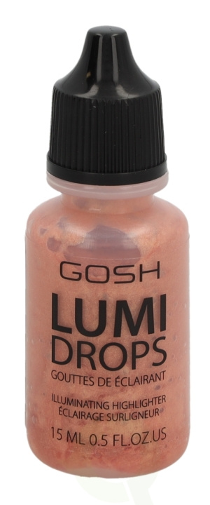 Gosh Lumi Drops Illuminating Highlighter 15 ml 004 Peach i gruppen SKØNHED & HELSE / Makeup / Makeup ansigt / Contour/Highlight hos TP E-commerce Nordic AB (C51690)