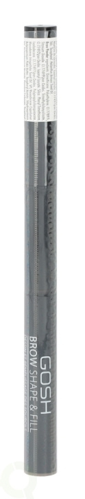Gosh Brow Shape & Fill 0.5 g 002 Grey Brown i gruppen SKØNHED & HELSE / Makeup / Øjne og øjenbryn / Øjenbryn pen hos TP E-commerce Nordic AB (C51697)