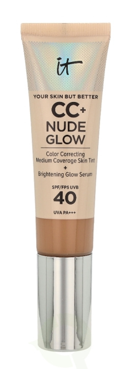 IT Cosmetics CC+ Nude Glow SPF40 32 ml Medium i gruppen SKØNHED & HELSE / Hudpleje / Ansigt / Tinted Moisturizer hos TP E-commerce Nordic AB (C51752)