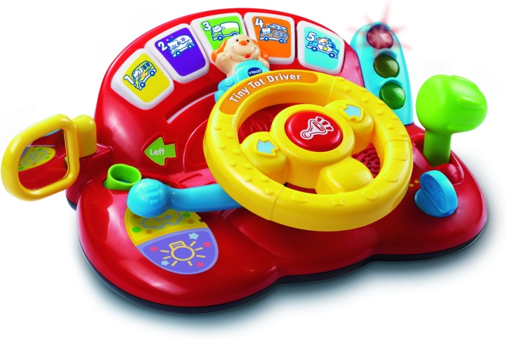 Vtech Baby Aktivitetsleksak Ratt, FI i gruppen LEGETØJ, BØRN & BABY / Babyleg (0-3 år) / Aktivitetslegetøj hos TP E-commerce Nordic AB (C51993)