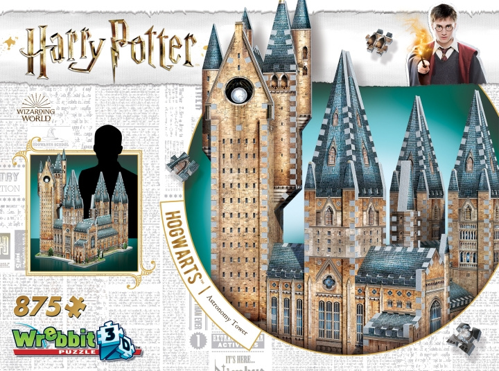 Wizarding World: Harry Potter Wrebbit Hogwarts Observatory 3D-pussel i gruppen SPORT, FRITID & HOBBY / Hobby / Puslespil hos TP E-commerce Nordic AB (C51994)