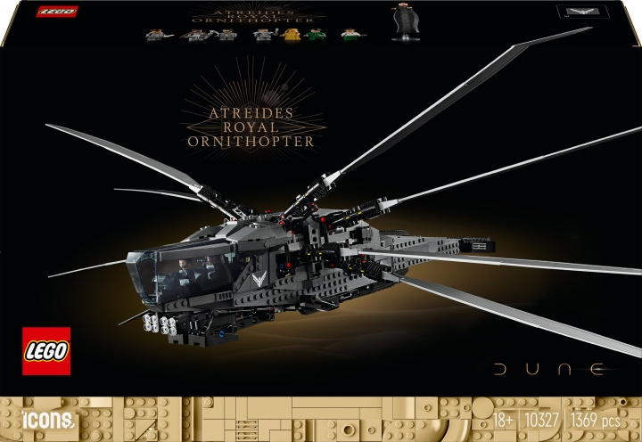 LEGO Icons 10327 - Dune Atreides Royal Ornithopter i gruppen LEGETØJ, BØRN & BABY / Legetøj / Bygge legesager / Lego hos TP E-commerce Nordic AB (C52127)