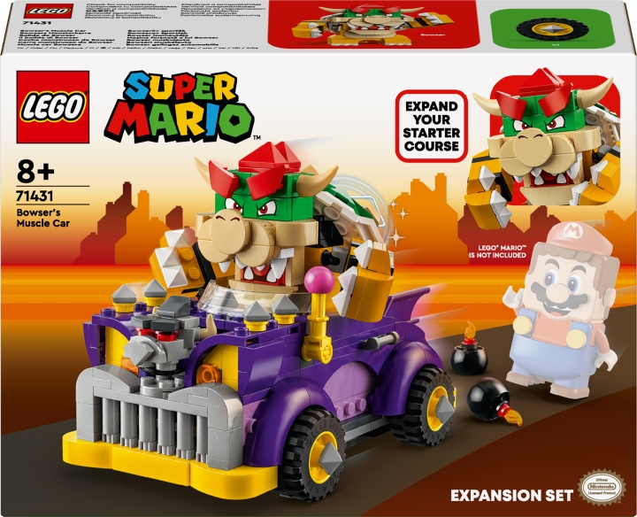 LEGO Super Mario 71431 - Bowser\'s Muscle Car Expansion Set i gruppen LEGETØJ, BØRN & BABY / Legetøj / Bygge legesager / Lego hos TP E-commerce Nordic AB (C52134)