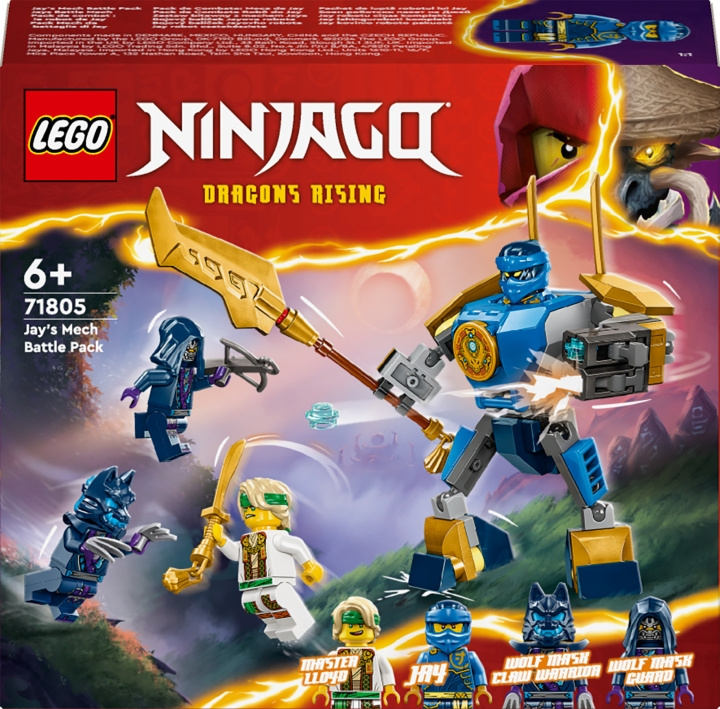 LEGO Ninjago 71805 - Jay\'s Mech Battle Pack i gruppen LEGETØJ, BØRN & BABY / Legetøj / Bygge legesager / Lego hos TP E-commerce Nordic AB (C52158)