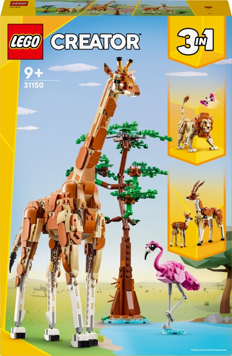 LEGO Creator 31150 - Wild Safari Animals i gruppen LEGETØJ, BØRN & BABY / Legetøj / Bygge legesager / Lego hos TP E-commerce Nordic AB (C52166)