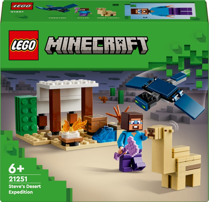 LEGO Minecraft 21251 - Steve\'s Desert Expedition i gruppen LEGETØJ, BØRN & BABY / Legetøj / Bygge legesager / Lego hos TP E-commerce Nordic AB (C52170)