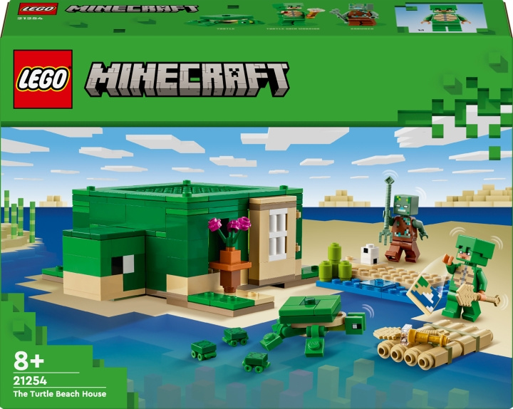 LEGO Minecraft 21254 - The Turtle Beach House i gruppen LEGETØJ, BØRN & BABY / Legetøj / Bygge legesager / Lego hos TP E-commerce Nordic AB (C52171)