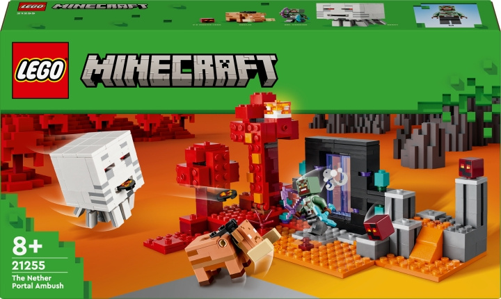 LEGO Minecraft 21255 - The Nether Portal Ambush i gruppen LEGETØJ, BØRN & BABY / Legetøj / Bygge legesager / Lego hos TP E-commerce Nordic AB (C52172)