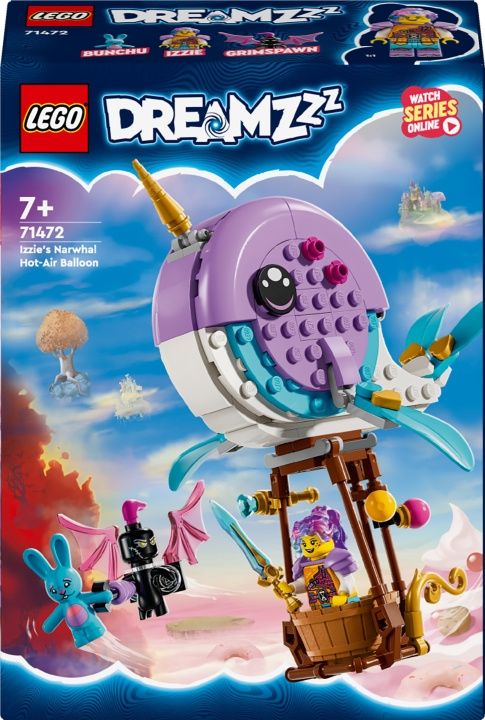 LEGO DREAMZzz 71472 - Izzie\'s Narwhal Hot-Air Balloon i gruppen LEGETØJ, BØRN & BABY / Legetøj / Bygge legesager / Lego hos TP E-commerce Nordic AB (C52175)