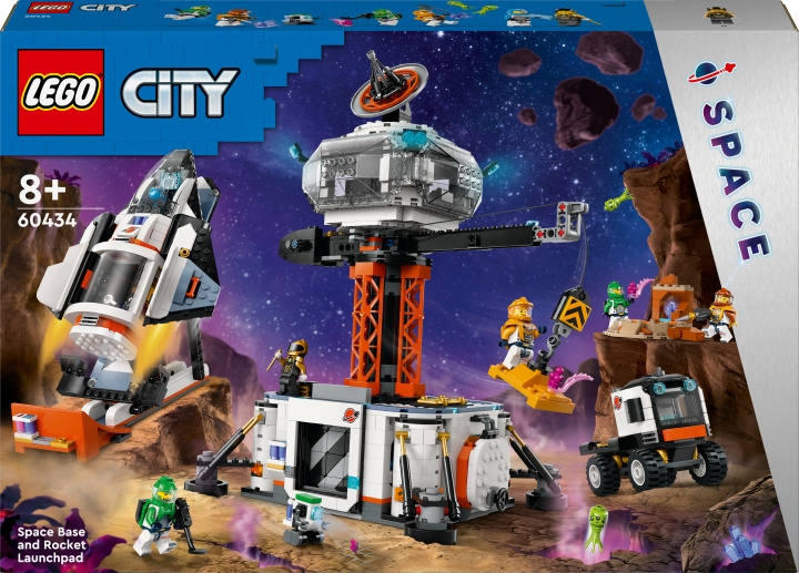 LEGO City Space 60434 - Space Base and Rocket Launchpad i gruppen LEGETØJ, BØRN & BABY / Legetøj / Bygge legesager / Lego hos TP E-commerce Nordic AB (C52187)