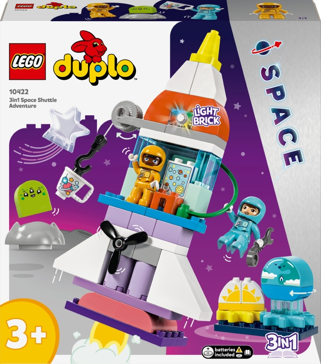 LEGO DUPLO Town 10422 - 3in1 Space Shuttle Adventure i gruppen LEGETØJ, BØRN & BABY / Legetøj / Bygge legesager / Lego hos TP E-commerce Nordic AB (C52194)
