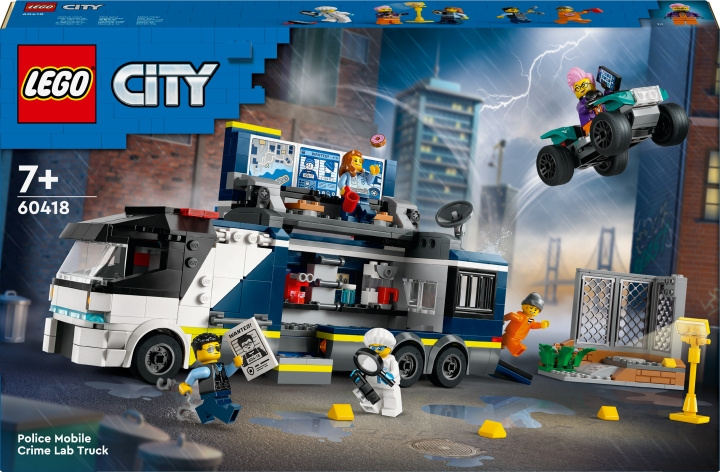 LEGO City Police 60418 - Police Mobile Crime Lab Truck i gruppen LEGETØJ, BØRN & BABY / Legetøj / Bygge legesager / Lego hos TP E-commerce Nordic AB (C52203)
