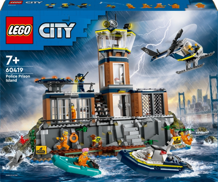 LEGO City Police 60419 - Police Prison Island i gruppen LEGETØJ, BØRN & BABY / Legetøj / Bygge legesager / Lego hos TP E-commerce Nordic AB (C52204)