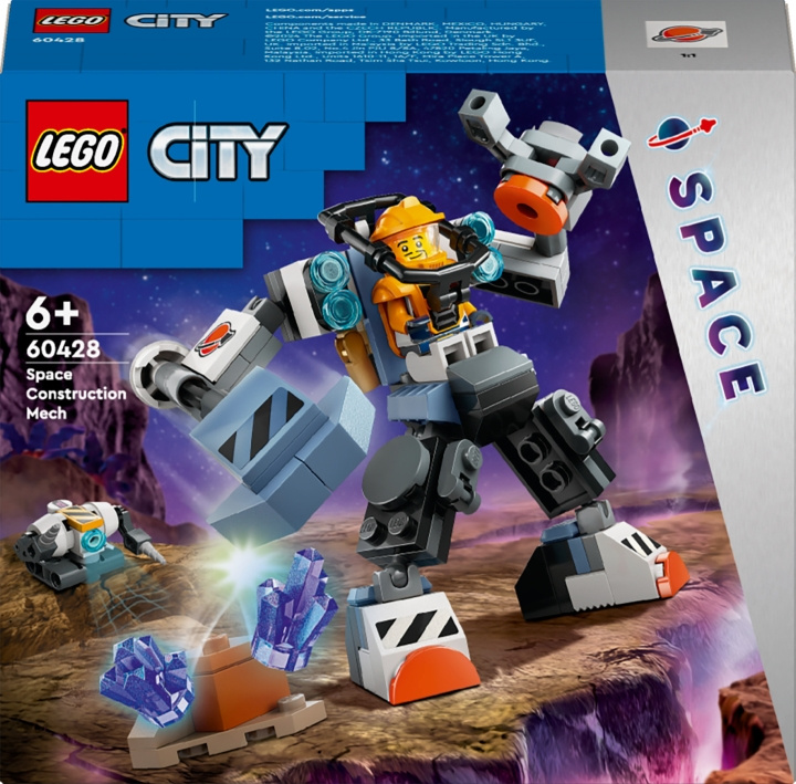 LEGO City Space 60428 - Space Construction Mech i gruppen LEGETØJ, BØRN & BABY / Legetøj / Bygge legesager / Lego hos TP E-commerce Nordic AB (C52205)