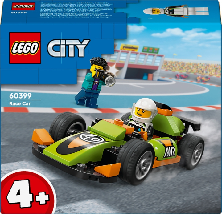 LEGO City Great Vehicles 60399 - Green Race Car i gruppen LEGETØJ, BØRN & BABY / Legetøj / Bygge legesager / Lego hos TP E-commerce Nordic AB (C52220)