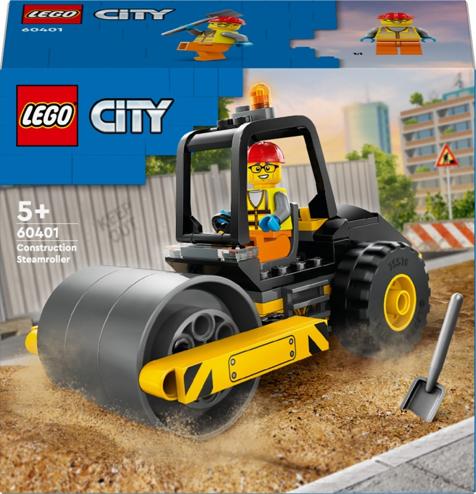 LEGO City Great Vehicles 60401 - Construction Steamroller i gruppen LEGETØJ, BØRN & BABY / Legetøj / Bygge legesager / Lego hos TP E-commerce Nordic AB (C52222)