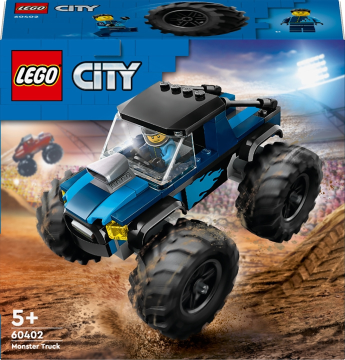 LEGO City Great Vehicles 60402 - Blue Monster Truck i gruppen LEGETØJ, BØRN & BABY / Legetøj / Bygge legesager / Lego hos TP E-commerce Nordic AB (C52223)