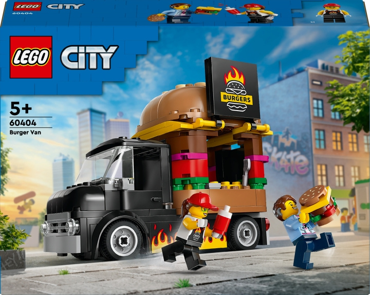 LEGO City Great Vehicles 60404 - Burger Truck i gruppen LEGETØJ, BØRN & BABY / Legetøj / Bygge legesager / Lego hos TP E-commerce Nordic AB (C52225)