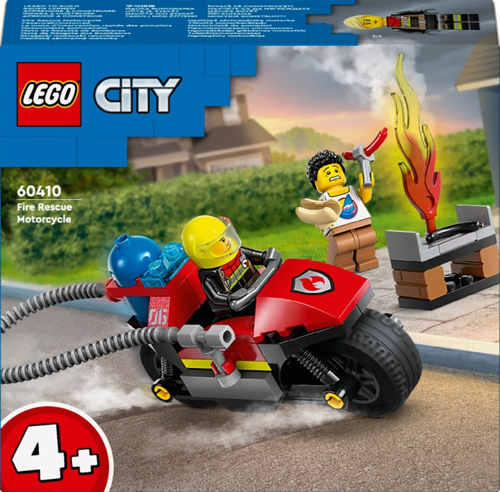 LEGO City Fire 60410 - Fire Rescue Motorcycle i gruppen LEGETØJ, BØRN & BABY / Legetøj / Bygge legesager / Lego hos TP E-commerce Nordic AB (C52226)