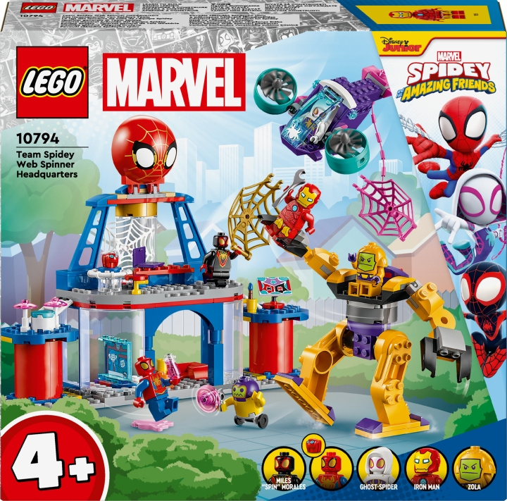 LEGO Super Heroes Marvel 10794 - Team Spidey Web Spinner Headquarters i gruppen LEGETØJ, BØRN & BABY / Legetøj / Bygge legesager / Lego hos TP E-commerce Nordic AB (C52231)