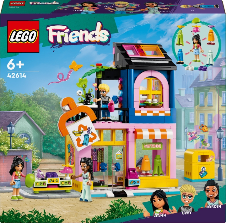 LEGO Friends 42614 - Vintage Fashion Store i gruppen LEGETØJ, BØRN & BABY / Legetøj / Bygge legesager / Lego hos TP E-commerce Nordic AB (C52242)