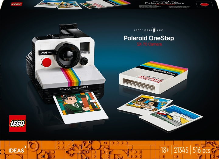 LEGO Ideas 21345 - Polaroid OneStep SX-70 Camera i gruppen LEGETØJ, BØRN & BABY / Legetøj / Bygge legesager / Lego hos TP E-commerce Nordic AB (C52246)