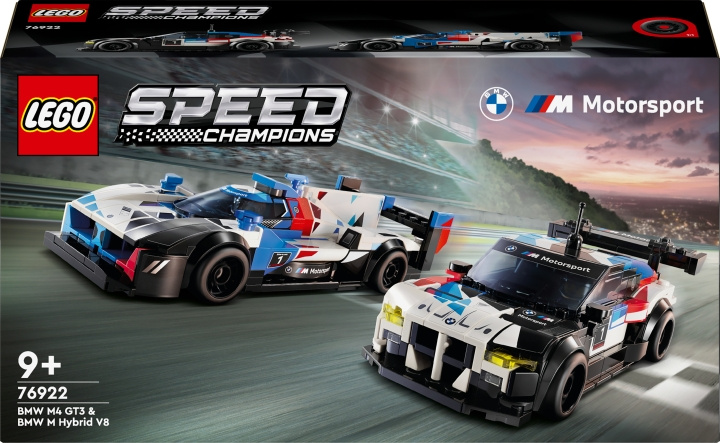 LEGO Speed Champions 76922 - BMW M4 GT3 & BMW M Hybrid V8 Race Cars i gruppen LEGETØJ, BØRN & BABY / Legetøj / Bygge legesager / Lego hos TP E-commerce Nordic AB (C52258)