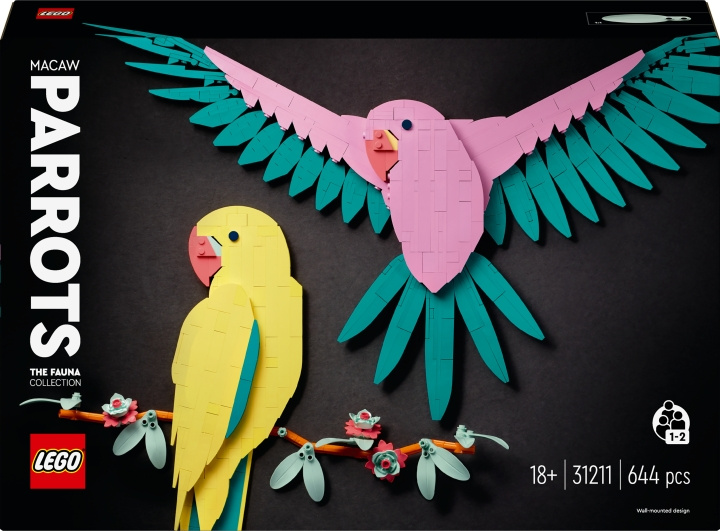 The Fauna Collection – Macaw Parrots i gruppen LEGETØJ, BØRN & BABY / Legetøj / Bygge legesager / Lego hos TP E-commerce Nordic AB (C52259)