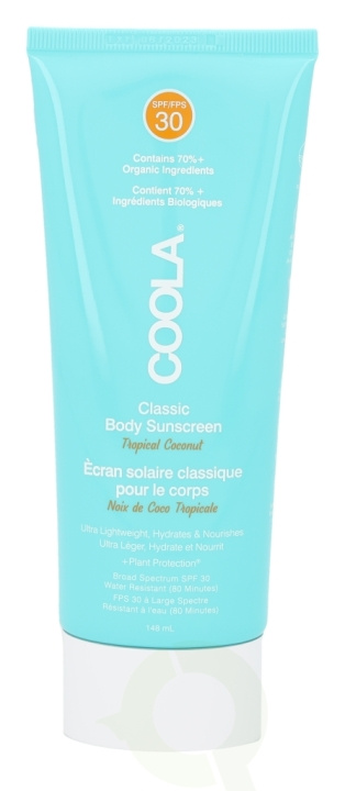 Coola Classic Sunscreen Moisturizer SPF30 148 ml Tropical Coconut i gruppen SKØNHED & HELSE / Hudpleje / Tanning / Solbeskyttelse hos TP E-commerce Nordic AB (C52297)