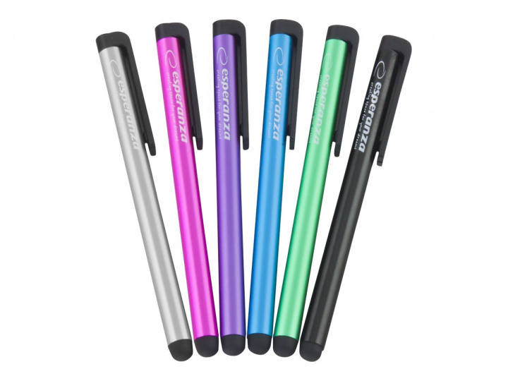 Esperanza STYLUS PEN FOR CAPACITIVE SCREENS EA14 i gruppen SMARTPHONES & TABLETS / Træning, hjem og fritid / Stylus kuglepenne hos TP E-commerce Nordic AB (C52334)