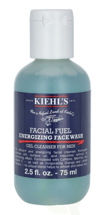 Kiehls Kiehl\'s Men Facial Fuel Energizing Face Wash 75 ml i gruppen SKØNHED & HELSE / Hudpleje / Ansigt / Rengøring hos TP E-commerce Nordic AB (C52465)