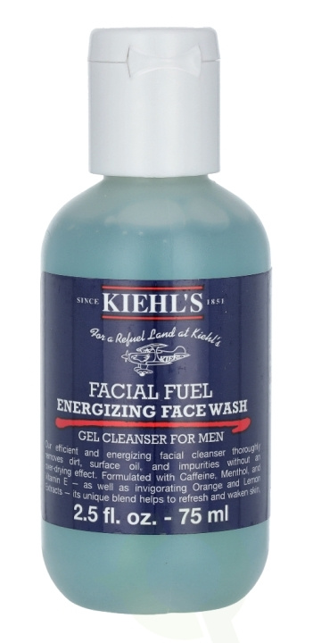 Kiehls Kiehl\'s Men Facial Fuel Energizing Face Wash 75 ml i gruppen SKØNHED & HELSE / Hudpleje / Ansigt / Rengøring hos TP E-commerce Nordic AB (C52465)