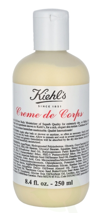 Kiehls Kiehl\'s Creme De Corps 250 ml i gruppen SKØNHED & HELSE / Hudpleje / Kropspleje / Body lotion hos TP E-commerce Nordic AB (C52470)