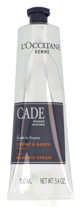 L\'Occitane Homme Cade Shaving Cream 150 ml Rich i gruppen SKØNHED & HELSE / Hår og styling / Barbering og trimning / Barberskraber og tilbehør hos TP E-commerce Nordic AB (C52522)