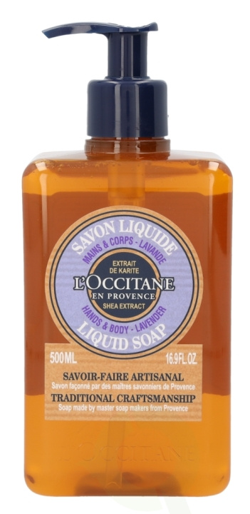 L\'Occitane Lavender Liquid Soap w/Pump 500 ml Hand & Body i gruppen SKØNHED & HELSE / Hudpleje / Kropspleje / Bad & brusecreme hos TP E-commerce Nordic AB (C52545)