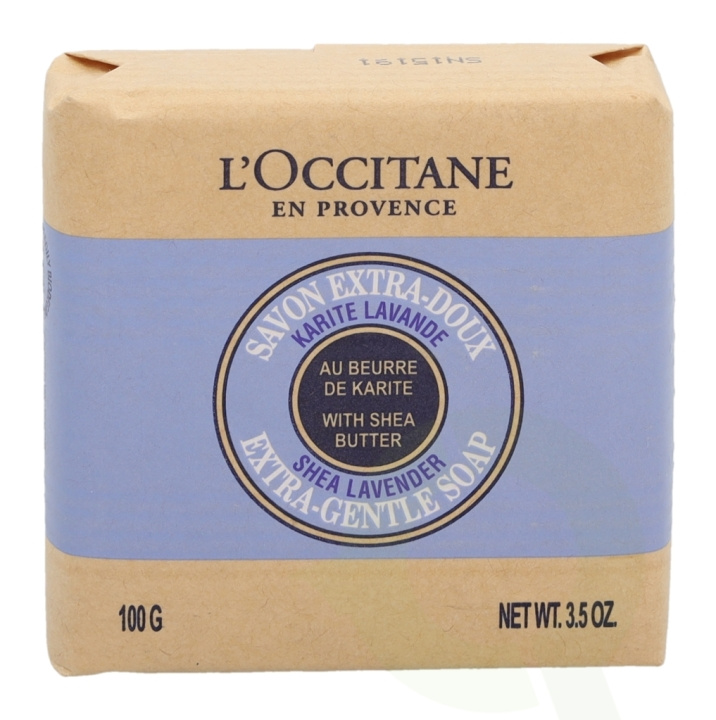 L\'Occitane Extra-Gentle Soap With Shea Butter 100 gr Lavender i gruppen SKØNHED & HELSE / Hudpleje / Kropspleje / Bad & brusecreme hos TP E-commerce Nordic AB (C52561)